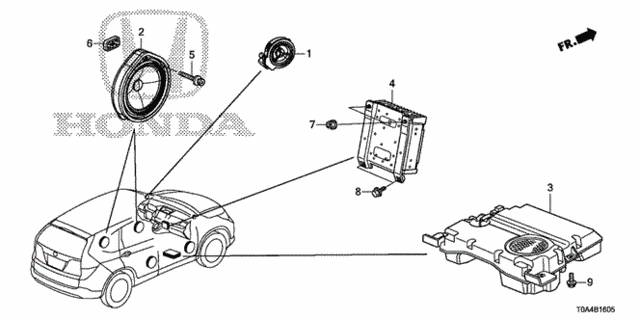 Speaker for 2013 Honda CR-V #0