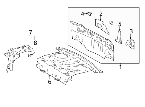 Rear Body for 2016 Toyota Corolla #0