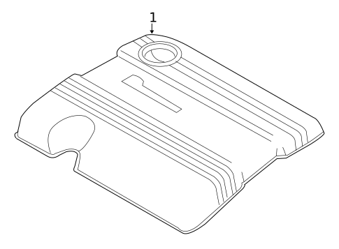 Engine Appearance Cover for 2008 Mazda Tribute #0