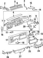 8159572760 - : Speaker Grille for Isuzu Image