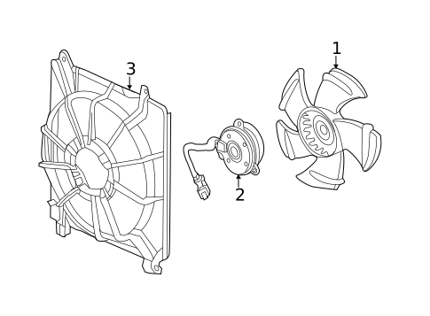 Cooling Fan for 2019 Acura TLX #0