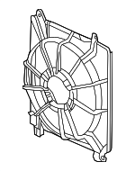190155A2A02 - Cooling System: Fan Shroud for Acura Image
