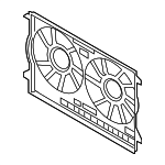 8W0121207C - Cooling System: Fan Shroud for Audi Image