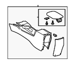 5890142260C0 - Body: Console Assembly for Toyota: RAV4 Image