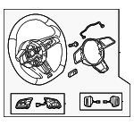 8W0419091GQNOQ - : Steering Wheel for Audi: RS5, RS5 Sportback Image