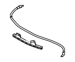 61125A19C80 - Electric Propulsion System: Body Electrical Ground Strap for Mini Image image