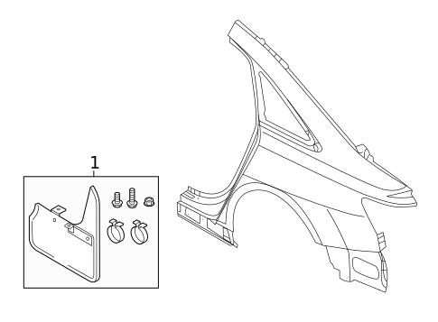 Exterior Trim - Quarter Panel for 2020 Audi S6 #0