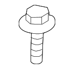 N91213101 - Electrical: Outer Belt Assembly Lower Bolt for Audi: A4, A4 allroad, A4 Quattro, A5 Quattro, A5 Sportback, Q6 e-tron, RS5, RS5 Sportback, S4, S5, S5 Sportback, SQ6 e-tron Image
