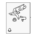 9J0868553 - Body: Lower Pillar Trim Bracket for Porsche: Taycan Image