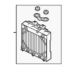 17117805630 - Cooling System: Oil Cooler Assembly for BMW: 530i, 535i, 535i GT, 535i GT xDrive, 535i xDrive, 540i, 550i, 550i GT, 550i GT xDrive, 550i xDrive, 640i, 640i Gran Coupe, 640i xDrive, 640i xDrive Gran Coupe, 650i, 650i Gran Coupe, 650i xDrive, 650i xDrive Gran Coupe, 740i, 740Li, 740Li xDrive, 750i, 750i xDrive, 750Li, 750Li xDrive, ActiveHybrid 5, ActiveHybrid 7, Alpina B7, Alpina B7 xDrive, Alpina B7L, Alpina B7L xDrive Image