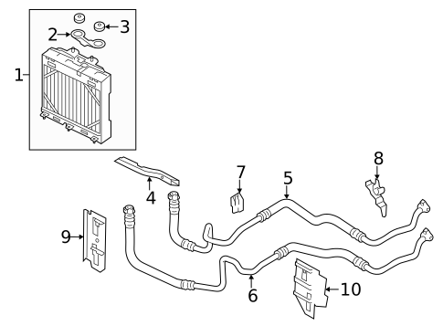 Oil Cooler for 2015 BMW 740Li #0