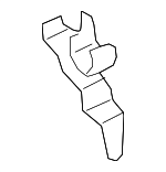 17227586892 - Cooling System: Outlet Pipe Center Bracket for BMW: 640i, 640i Gran Coupe, 640i xDrive, 640i xDrive Gran Coupe, 740Li, ActiveHybrid 5, ActiveHybrid 7 Image
