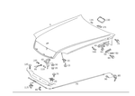1298800557 - Attachment Parts: Hood for Mercedes-Benz Image