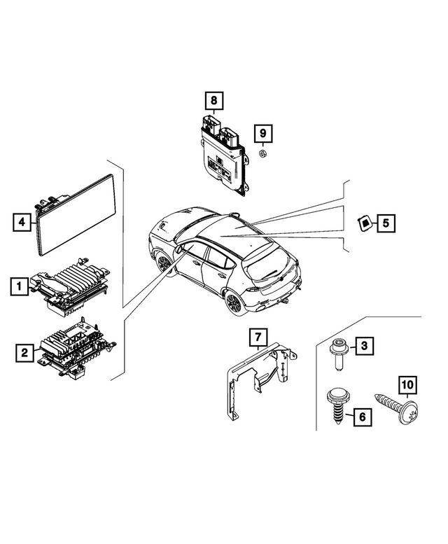 68647282AA - Electrical: Multi Media Radio for Mopar Image