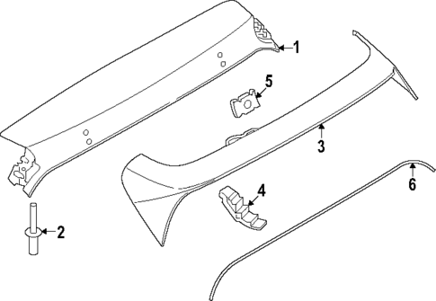 Spoiler for 2024 Porsche Cayenne #0