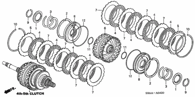 Clutch (4th-5th) for 2006 Honda CR-V #0