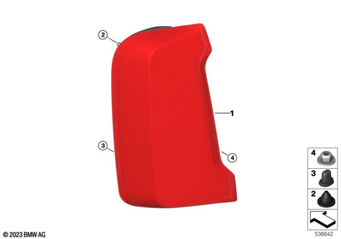 Rear Light for 2024 Mini Countryman SE ALL4 #0