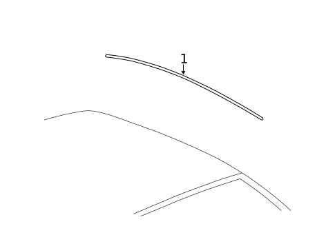 Exterior Trim - Roof for 2001 Chevrolet Impala #0