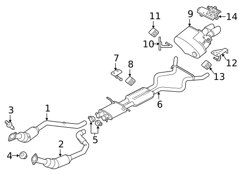 Exhaust Components for 2018 Land Rover Range Rover Sport #0