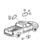 55361341AA - Electrical: Glove Box Switch And Lamp for Mopar Image