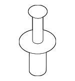 N90558401 - Body: Rear Cover Rivet for Audi: A3, A3 Quattro, A4 allroad, A4 Quattro, A5 Quattro, A5 Sportback, A6 allroad, A6 Quattro, A7 Sportback, e-tron Quattro, e-tron S, e-tron S Sportback, e-tron Sportback, Q4 e-tron, Q4 e-tron Sportback, Q5, Q5 PHEV, Q5 Sportback, Q6 e-tron, Q8 e-tron, Q8 e-tron Sportback, RS3, RS5, RS5 Sportback, RS6 Avant, RS7 Sportback, S3, S4, S5, S5 Sportback, S6, S7 Sportback, SQ6 e-tron, SQ8 e-tron, SQ8 e-tron Sportback, TT Quattro, TT RS Quattro, TTS Quattro Image