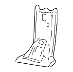 10304502 - Body: Lower Center Pillar Trim for Buick: Terraza | Chevrolet: Uplander, Venture | Oldsmobile: Silhouette | Pontiac: Montana, Trans Sport Image