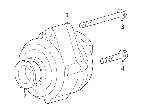 Alternator for 2005 Jaguar X-Type #1
