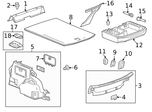 Interior Trim - Rear Body for 2025 Cadillac CT5 #0