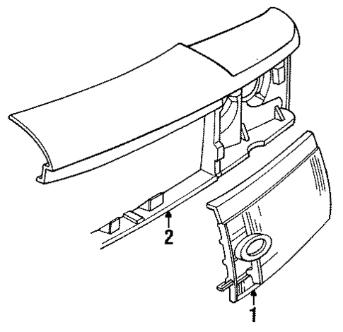 Front Panel for 1989 Mercury Grand Marquis #0