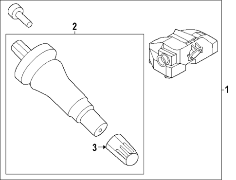 Tire Pressure Monitor Components for 2025 Lincoln Navigator #0