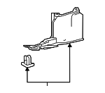 5144302130 - Body: Radiator Support Splash Shield for Toyota: Corolla, Prius, Prius AWD-e, Prius Prime Image