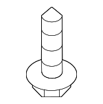 9015960477 - Body: Under Cover Screw for Scion: xB | Toyota: Avalon, bZ4X, C-HR, Camry, Corolla, Crown, Crown Signia, Echo, GR Corolla, Highlander, Land Cruiser, Mirai, Prius, Prius AWD-e, Prius C, Prius Prime, RAV4, RAV4 Prime, Venza Image