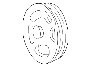 STP362 - Steering: Motorcraft™ Power Steering Pump Pulley for Ford Image