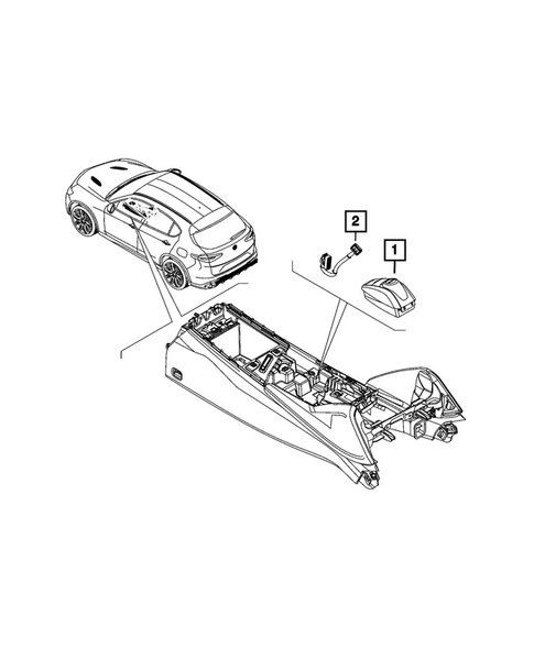 Parking Brake Level, Cables, and Rear Disc Park Brake Assembly for 2024 Alfa Romeo Stelvio #0
