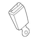 90186011699051 - Electrical: Center Buckle for MB Vans Image
