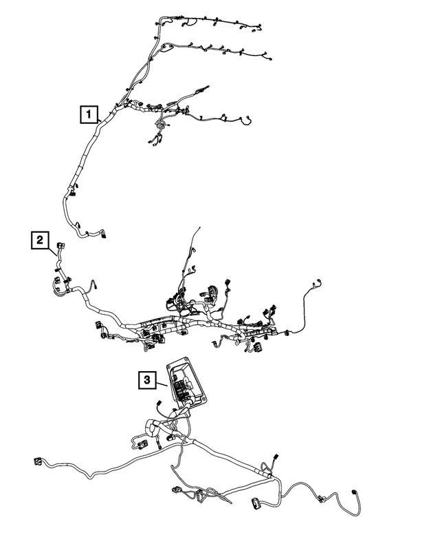 68591962AB - Electrical: Body Wiring for Mopar Image