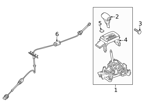Gear Shift Control for 2006 Lincoln Zephyr #0