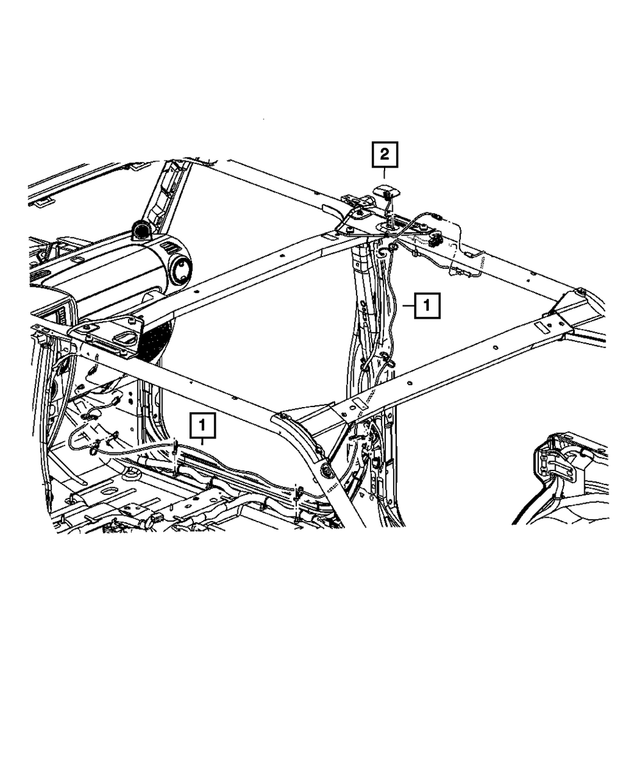 68185912AA - Electrical: Satellite Radio Cable for Mopar Image
