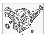 95B525017E - : Differential Assembly for Porsche: Macan Image