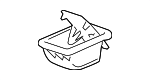9028485 - Body: Seat Belt Anchor Plate Cover for GM Image