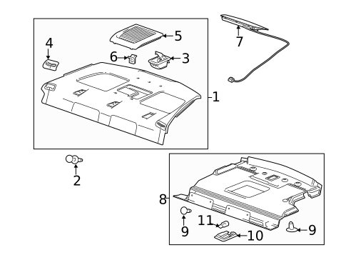 Interior Trim - Pillars for 2012 Buick LaCrosse #5
