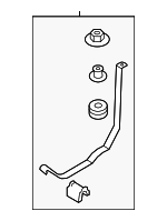 16117232088 - : 2009-2016 BMW Z4 - Fuel Tank Mount Strap for BMW: Z4 Image