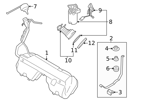 Fuel System Components for 2010 BMW Z4 #0