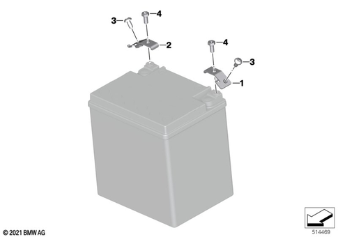 Battery with Bracket for 2024 BMW-Motorrad R 18 #3