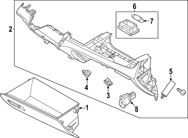 84760Q5AC0WK - : Inner Cover for Kia Image