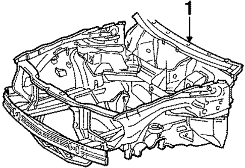 Inner Structure for 1993 Mercedes-Benz 300TE #0