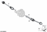 31608611322 - Front Axle: Output Shaft Front Right for BMW Image