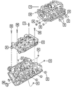5174604AC - 3.7L Gas; Engine: Short Block Engine for Mopar Image
