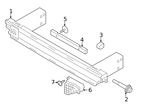 Bumper & Components - Front for 2022 Land Rover Range Rover Velar #1