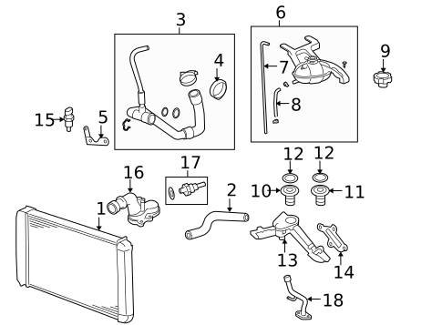 Radiator & Components for 2019 Chevrolet Silverado 1500 #10